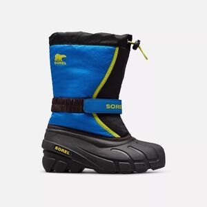 Sorel Kids' Blue and Black Winter Boots